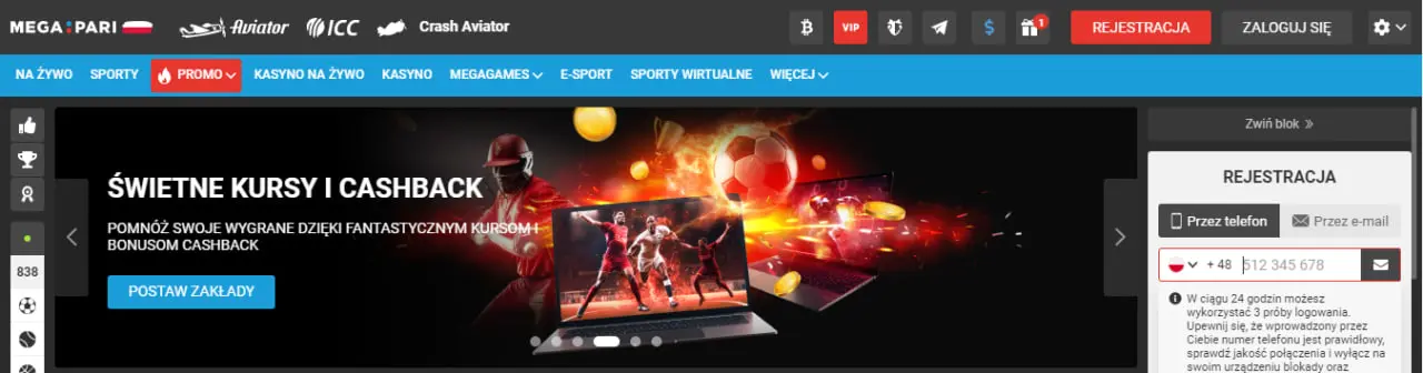 Casino Megapari 100 depozyt: jak wykorzystać promocję