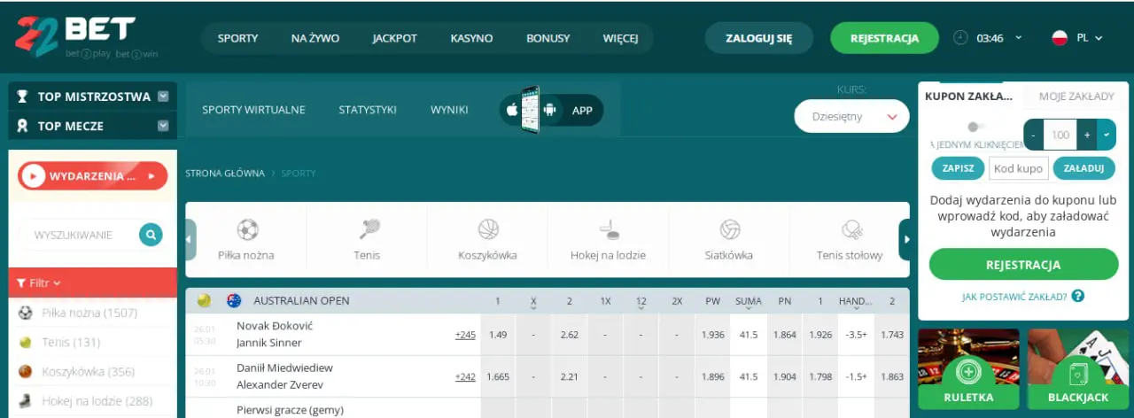 przeglądarka mobilna 22bet opinie, Recenzja kasyna online dla graczy z Polski