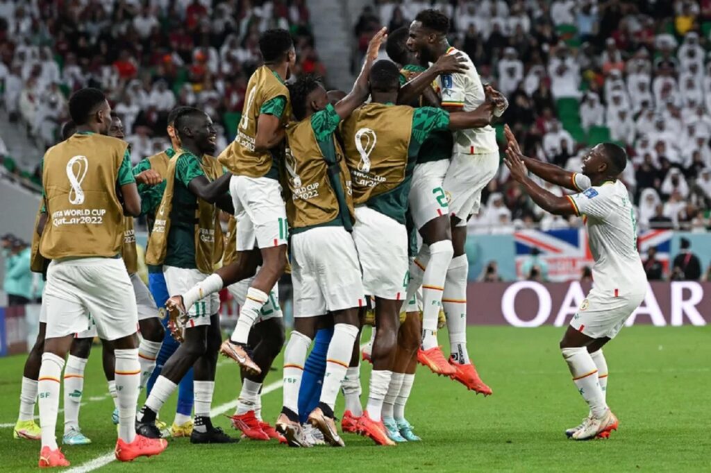 Radość piłkarzy Senegalu