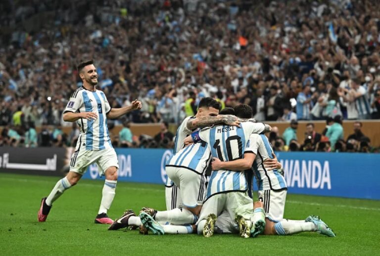 Radość reprezentacji Argentyny